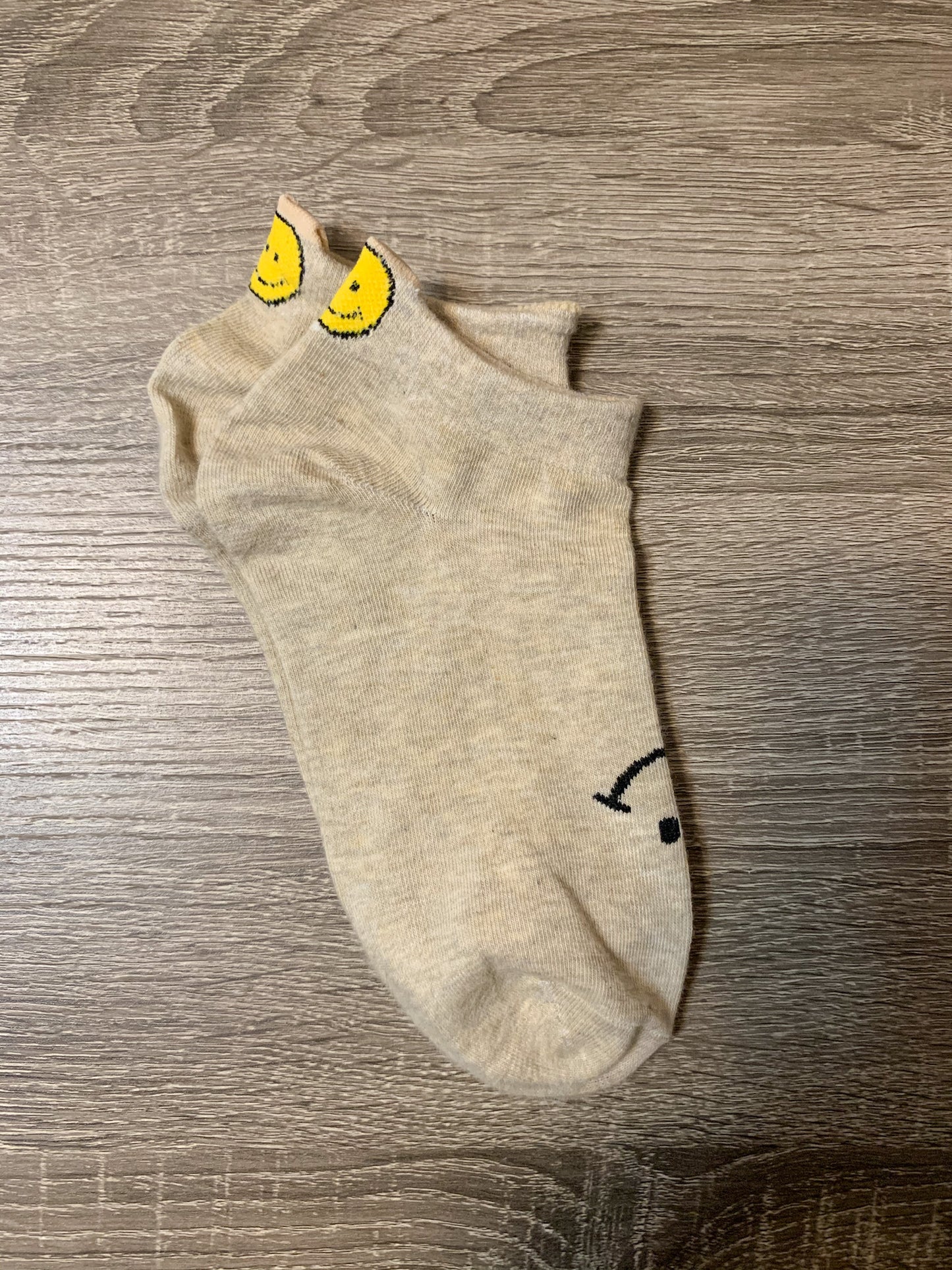 Smiley Face Ankle Sneaker Socks