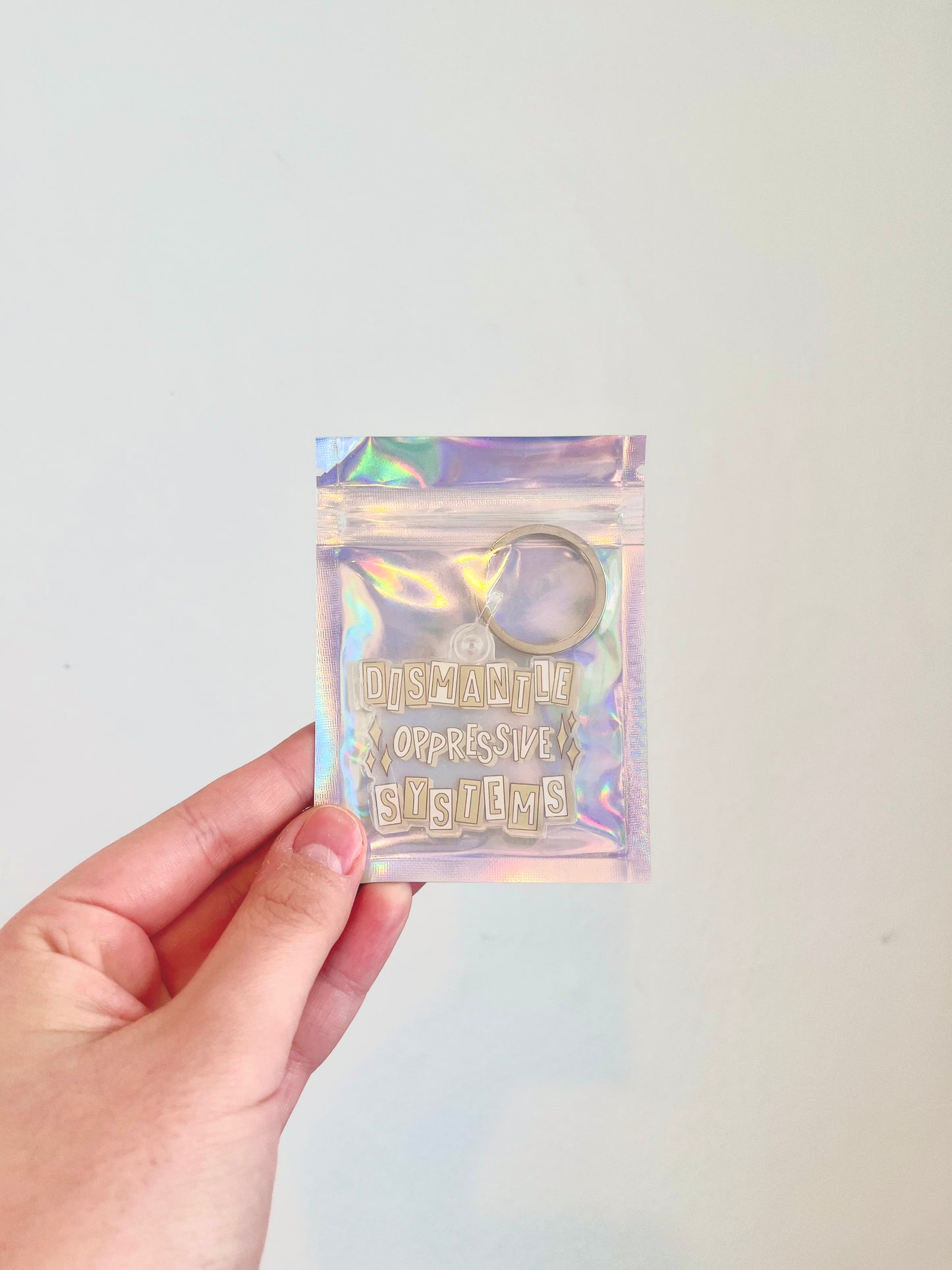 Dismantle Oppressive Systems Keychain