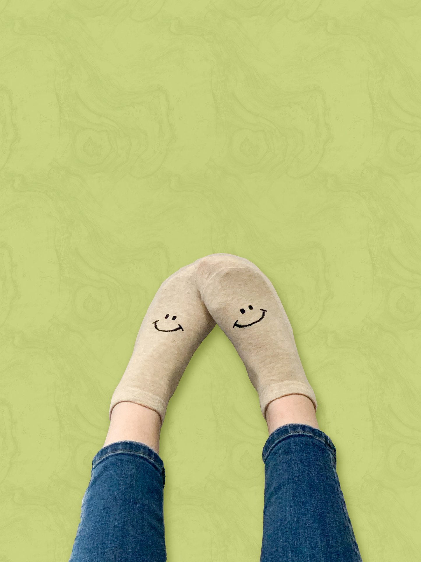 Smiley Face Ankle Sneaker Socks