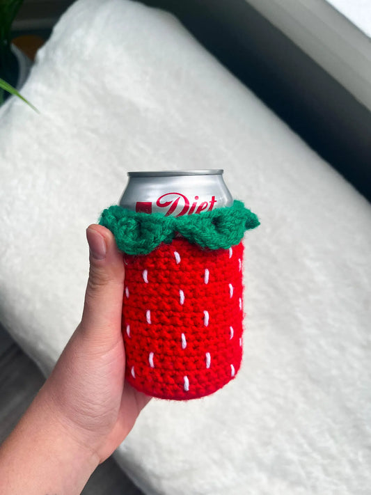 Crochet Fruit Can Coozie